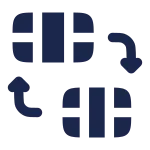 Video Frame Replace SVG Icon